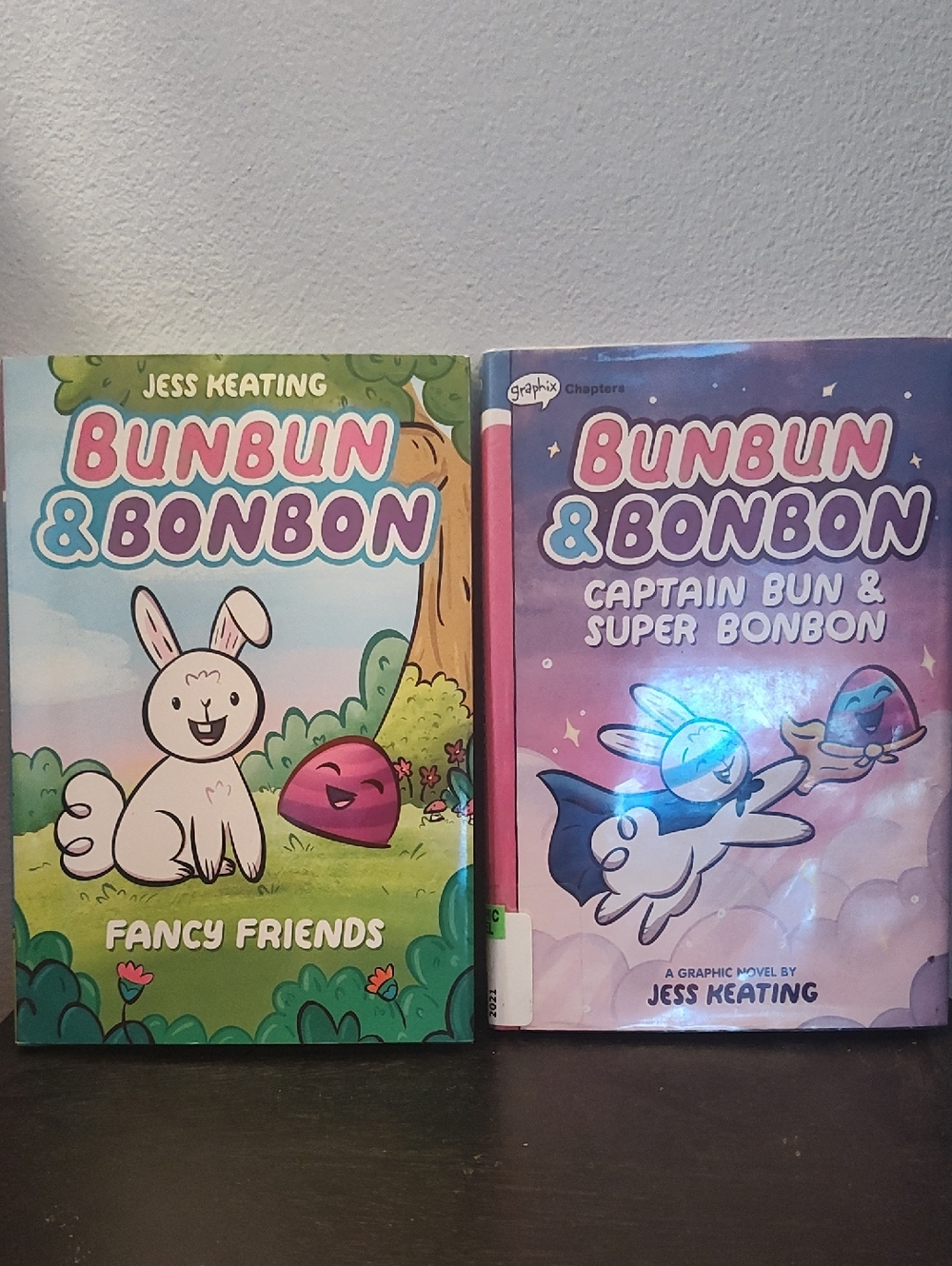 Bunbun & Bonbon Graphic Novels - Cute Pink and Pastel Covers